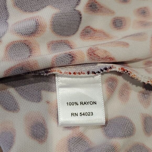 Banana Republic Issa Multicolor Leopard Print Wrap Dress Stretchy Career Sz XSP - Picture 9 of 11